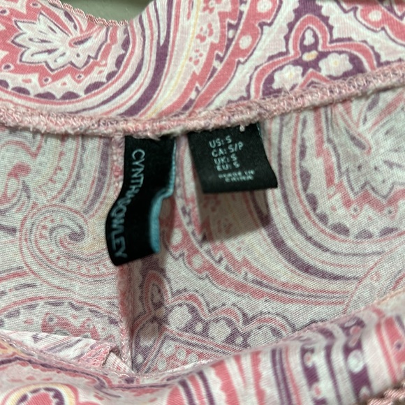 Cynthia Rowley pjs sz Sm - Picture 4 of 6